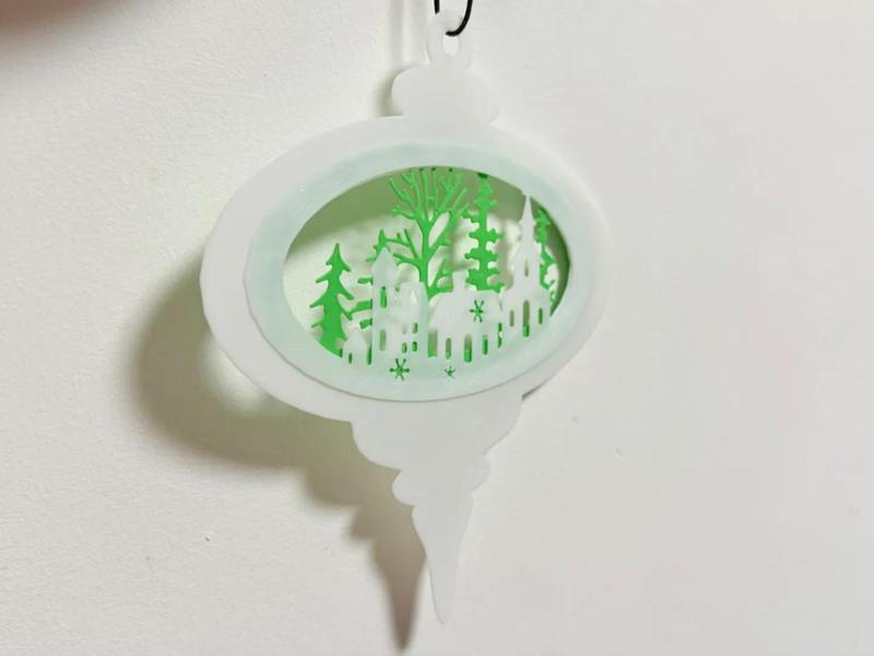 Christmas Town Ornament