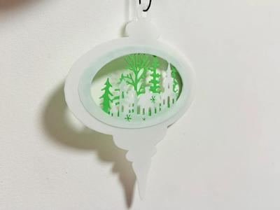 Christmas Town Ornament