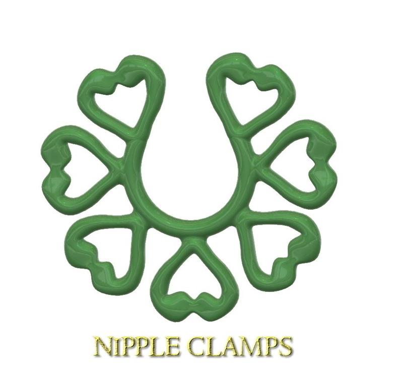 FAKE NIPPLE PIERCING Female male Non-Piercing Body Jewellery Bondage Weight Female Chastity Device Nipple Restraints Clamp Clip On Nipplerings Faux Body femJ-53 version 3d print cnc
