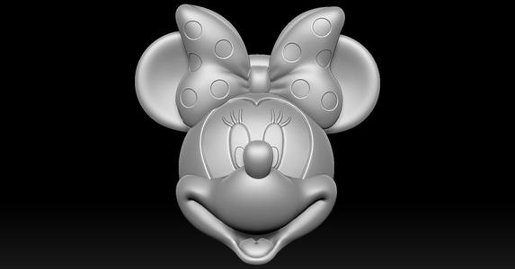 Lovely Mickey Pendant 3D print model
