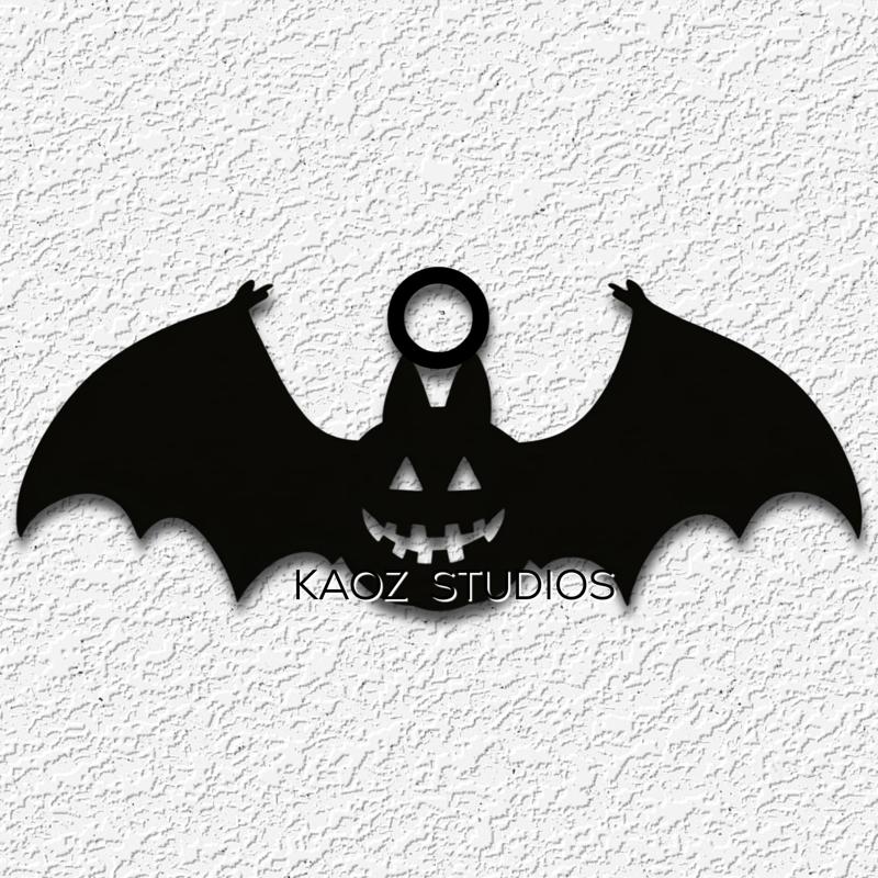 BAT CHARM halloween costume jewelry or keychain