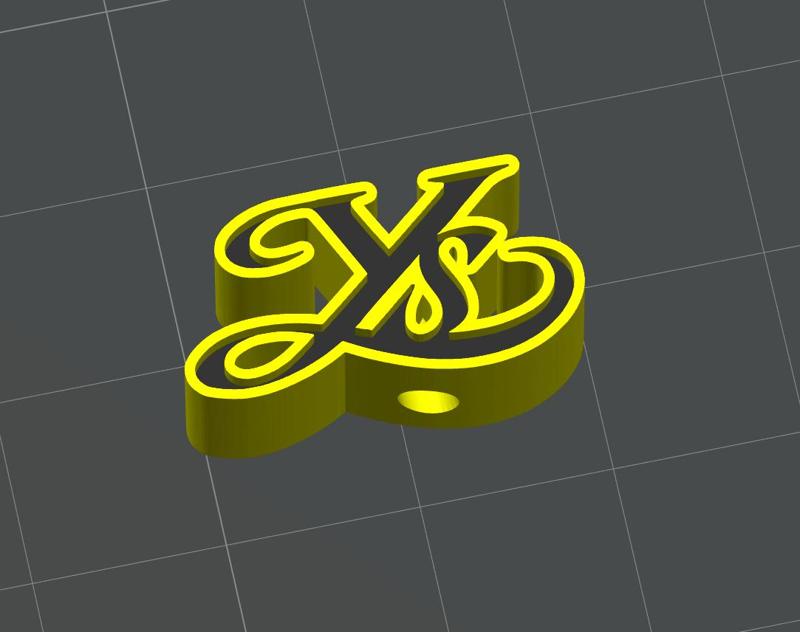 Ys VIII Lacrimosa of Dana - Ys logo bead