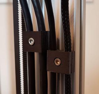 Two-part cable tidy for 3D printers