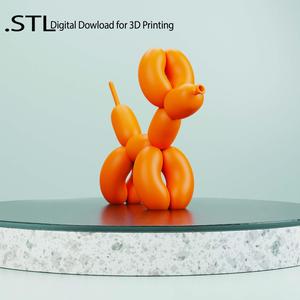 3D Balloon Dog Decor,Cute Modern Home Decor, Balloon Toy Gift for Fan, 3D Animal Decor, Ready to Print, 3D STL File Digital Download