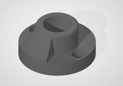 Clothes/curtain hanger rod holder