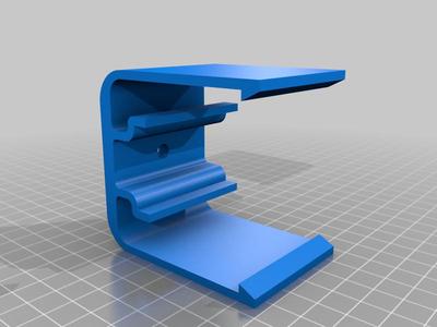 Harbor Freight LED work lamp mounting bracket
