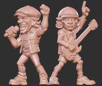 AC DC Brian Johnson / Angus Young