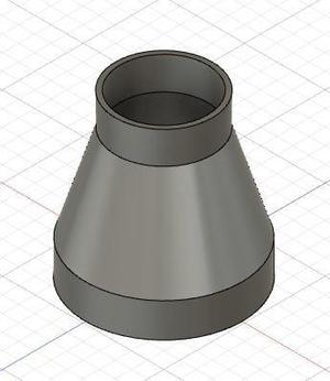 TPT125 dust adaptor for 100mm hose