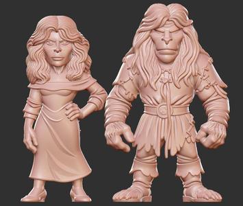 Beauty and the Beast TV Figures