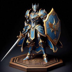 The Azure Sentinels of Eldoria  [The Radiant Guardian]