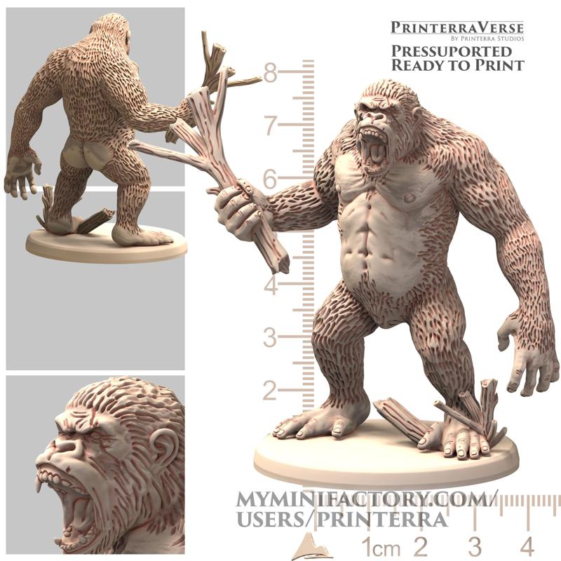 030 EMERALD Feral King Gorilla