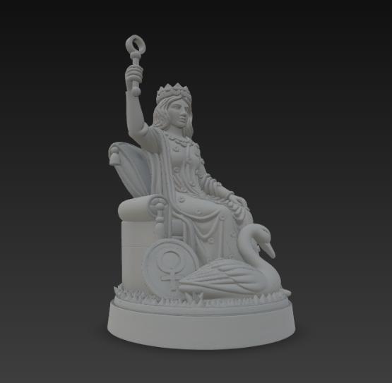 Tarot Rider The Empress Figure