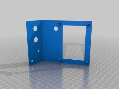 Ender 3 LCD Support with toggle switch holes