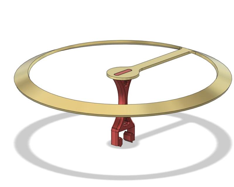 Circular led light on v-slot