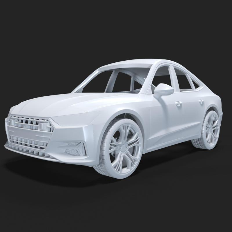 AUDI A7 Cartoon style
