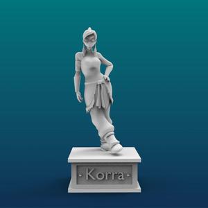 Korra Cartoon Figure Print – 3D Printer