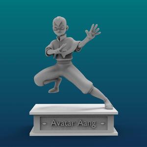 Avatar Aang Cartoon Figure Print – 3D Printer
