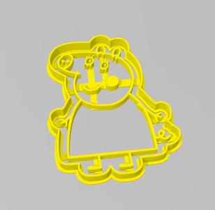 Cookie Cutter Mom Mother Peppa Pig Cookie Cutter Mom