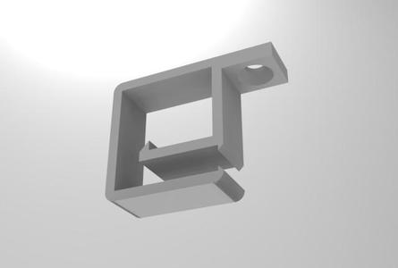 Cable management bracket for underneath the table