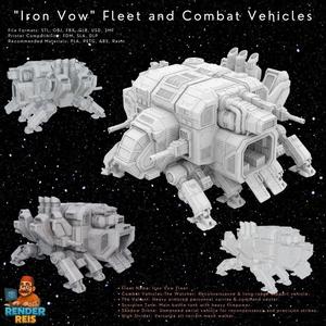 3D Printable Iron Oath ‘Mammoth’ Multi-Legged Transporter – Massive Logistics & Combat Support Unit