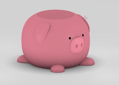 PORK POT - PIG POT - FLOWER POT - PIG POT