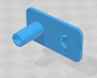 Fixing clip for Kermi radiator side panels