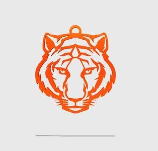Tiger keychain