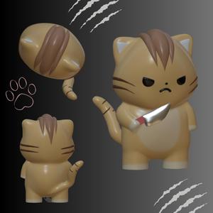 Cute knife tiger