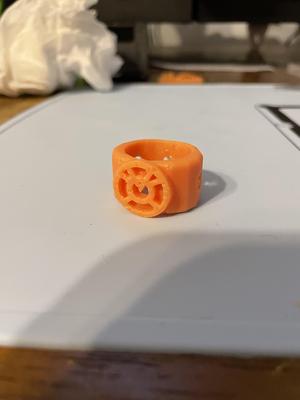 Orange Lantern Ring