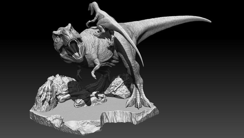 Tyrannosaurus versus Velociraptor 2.0 | Tyrannosaurus versus Velociraptor 2.0