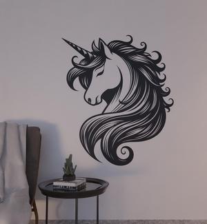 Unicorn wall decoration 2d wall art