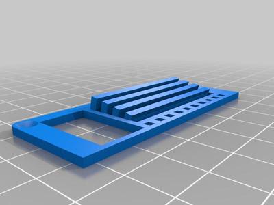 LM2596 case lid with cutout for standard size switch