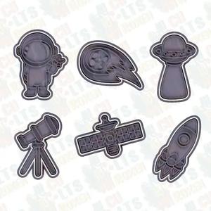 Space cookie cutter set of 6