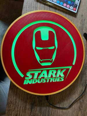 IRON MAN LAMP Shield
