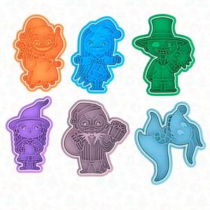 The Nightmare Before Christmas cookie cutter set of 6