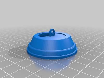 Coffee Cup Christmas Ornament (no hole)