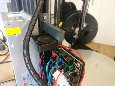 40mm fan mount for 2020 extrusions