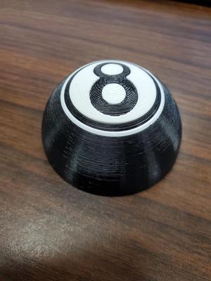 8 Ball shot marker, APA pool, billiards (1/2 8 ball)