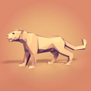 Snow Leopard Statue