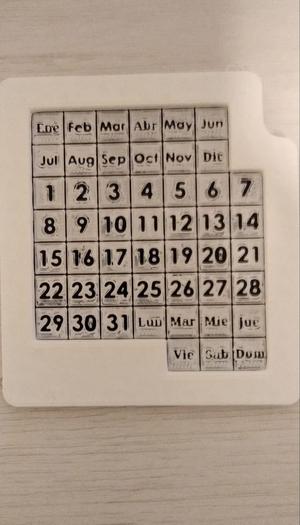 Calendario Pentomino ES