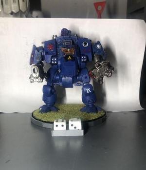 Base with dice for 90mm base
