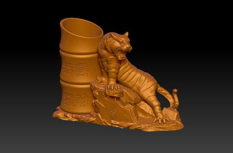 Congratulations on making a fortune in the year of the tiger pen holder 2