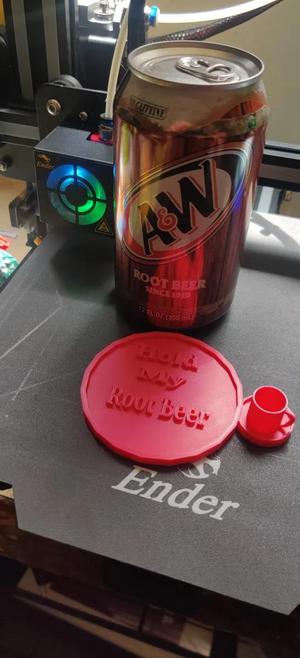 Hold My Root Beer Coaster