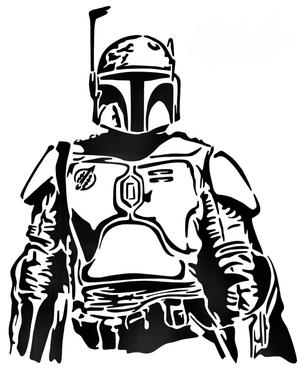 The Mandalorian stencil 6