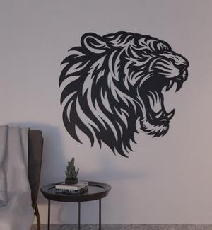 TIGER HEAD WALL DECORATION 2D WALL ART
