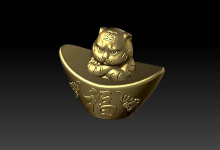 THE YEAR OF THE TIGER GOLD INGOT EDITION TIGER 5