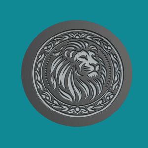 Lion Print Model