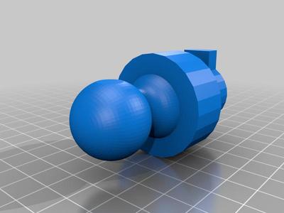 RAM mount mod for 2 axis cup holder