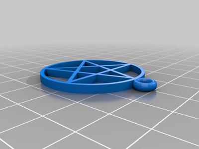 Pentagram Earring