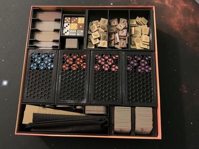 Tekhenu Game Insert (Sleeved Cards, Vertical Storage)